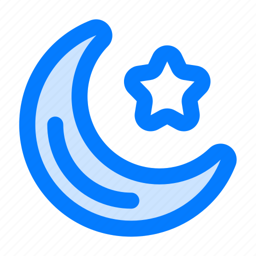 Ramadan, moon, crescent moon, star, islam icon - Download on Iconfinder