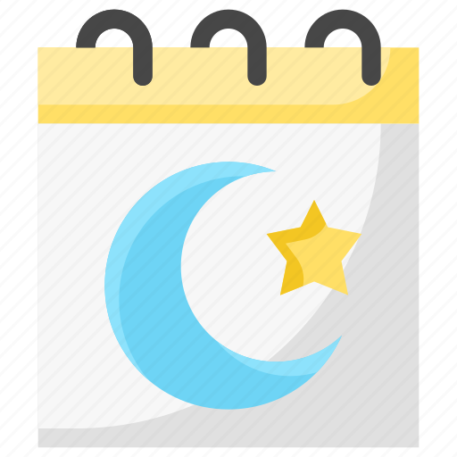 Calendar, date, day, islamic, muslim, ramadan, religion icon - Download on Iconfinder