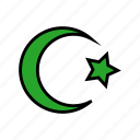 crescent, moon, islam, muslim, ramadan, eid
