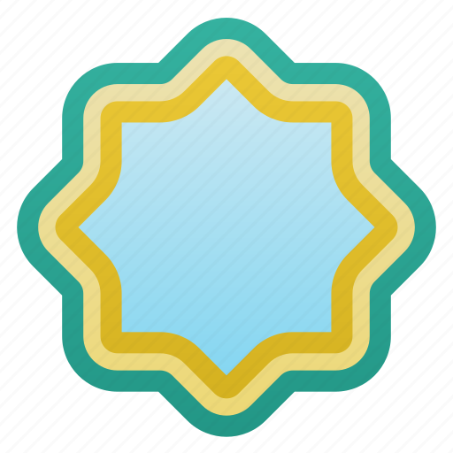 Ramadan, badge, frame, muslim, islam, eid, mubarak icon - Download on Iconfinder