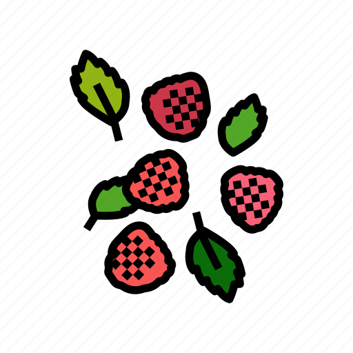 Ripe, raspberry, berries, fruit, berry, red icon - Download on Iconfinder