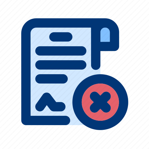 Licensing, business, deal, acquisition, reject, not accept, agreement icon - Download on Iconfinder