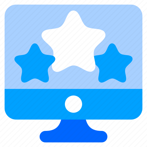 Website, monitor, rating, star, stars, freedback icon - Download on Iconfinder