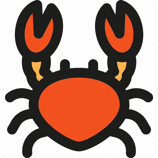 Crab, beach, dinner, food, seafood, summer, water icon - Download on Iconfinder