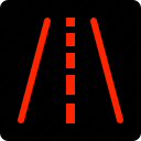 departure, highway, lane, road, warning