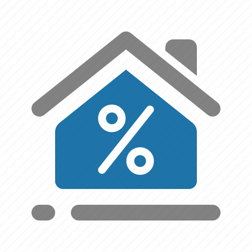 Discount, house, property, real estate, sale icon - Download on Iconfinder