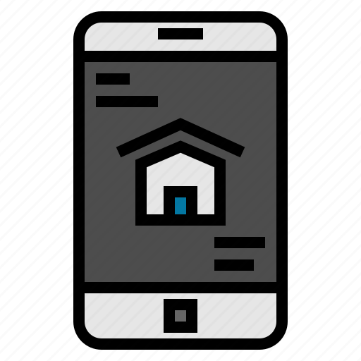 Cellphone, house, mobile, phone, smartphone, technology icon - Download on Iconfinder
