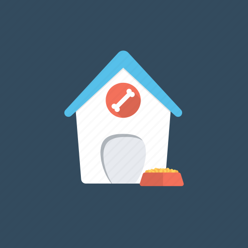 Dog house, dog shed, dog shelter, kennel, pet house icon - Download on Iconfinder