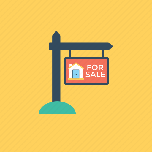 Estate sign, for sale, house sale info, property sale, real estate icon - Download on Iconfinder