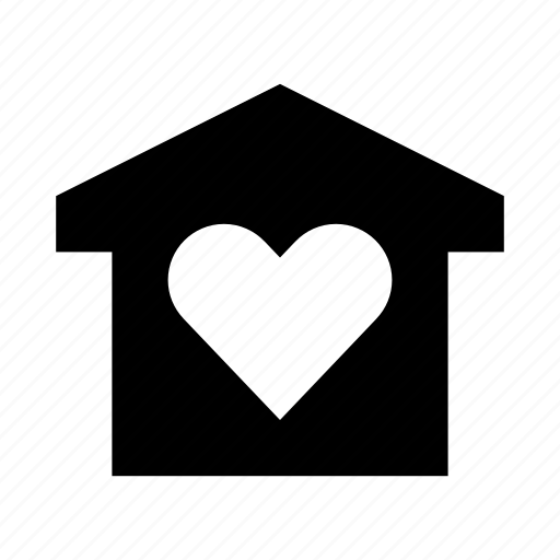 Sweet home, house, heart, family, romance, love, building icon - Download on Iconfinder