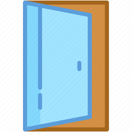 Building door, door, entrance, gate, open door icon - Download on Iconfinder
