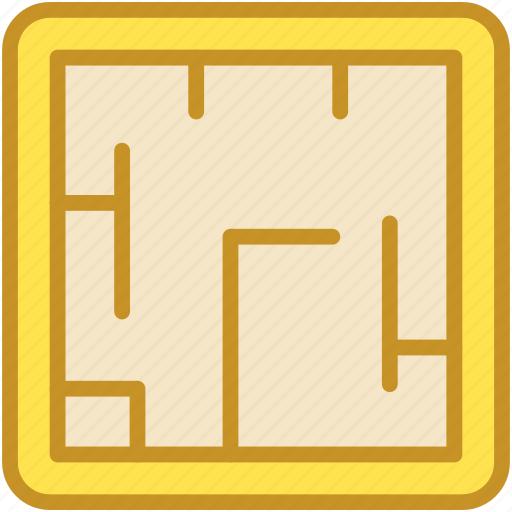 Architecture, blueprint, construction map, document, house plan icon - Download on Iconfinder