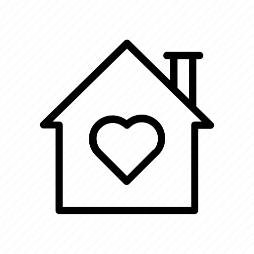 Favorite, heart, house, like, realestate icon - Download on Iconfinder