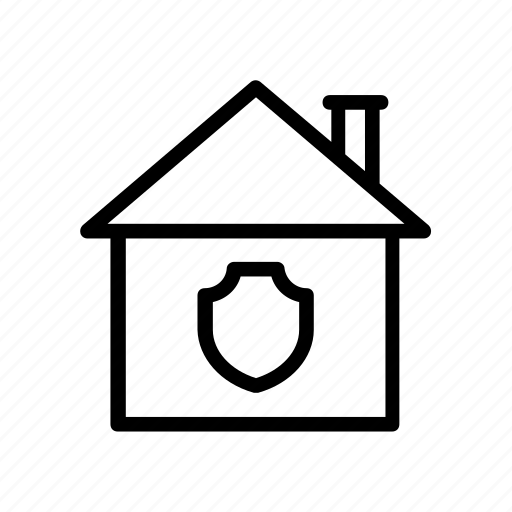 House, protection, realestate, secure, shield icon - Download on Iconfinder