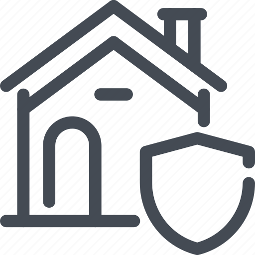 Building, estate, house, protection, real, security icon - Download on Iconfinder