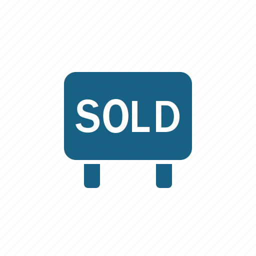 Real estate, sign, sold icon - Download on Iconfinder