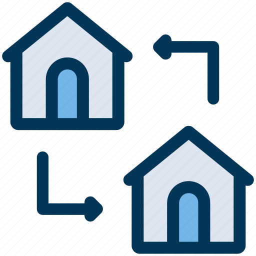 Exchange, home, property icon - Download on Iconfinder