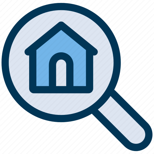 House, property, search icon - Download on Iconfinder