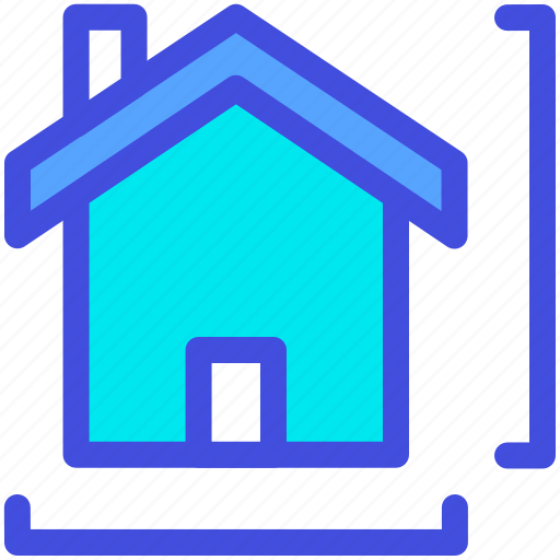 Architecture, height, house, size, weight icon - Download on Iconfinder