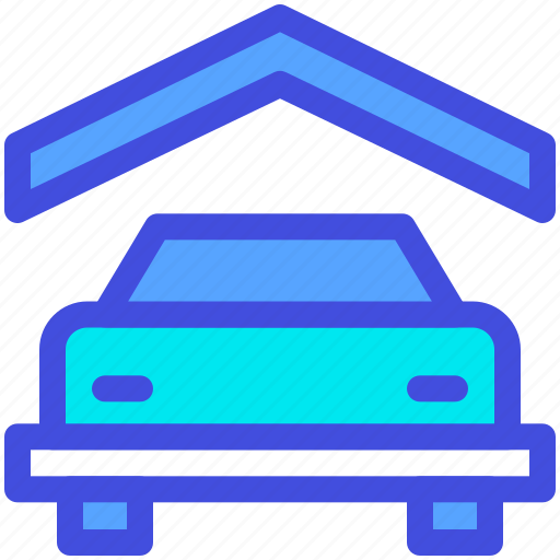 Car, garage, home, house, roof icon - Download on Iconfinder