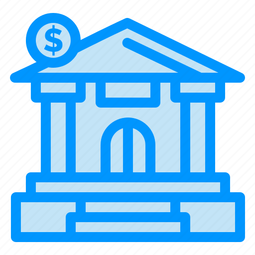 Bank, building, dollar, estate icon - Download on Iconfinder
