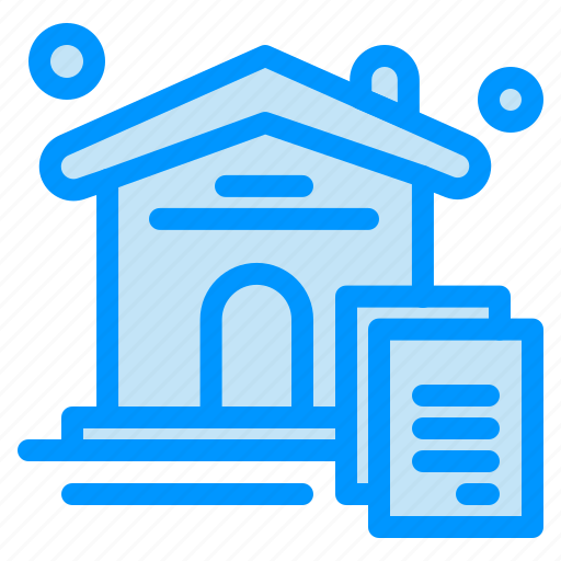 Document, estate, home, house, real icon - Download on Iconfinder