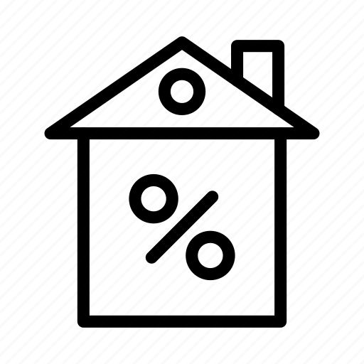 Discount, home, house, realestate, rent icon - Download on Iconfinder