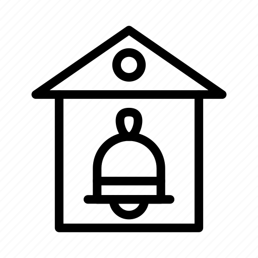 Alarm, building, house, notification, realestate icon - Download on Iconfinder