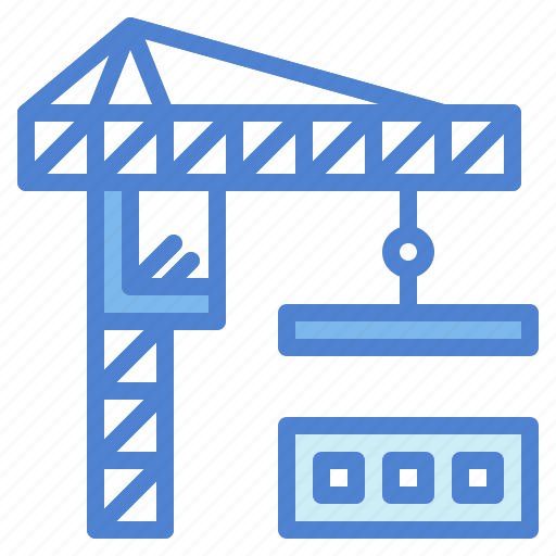 Building, construction, crane, estate, real icon - Download on Iconfinder