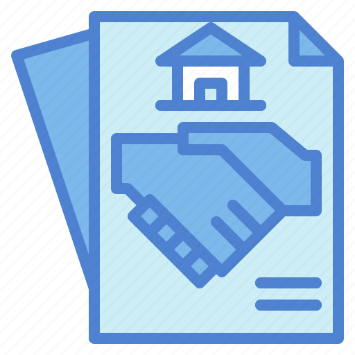 Business, contract, document, hand, shake icon - Download on Iconfinder