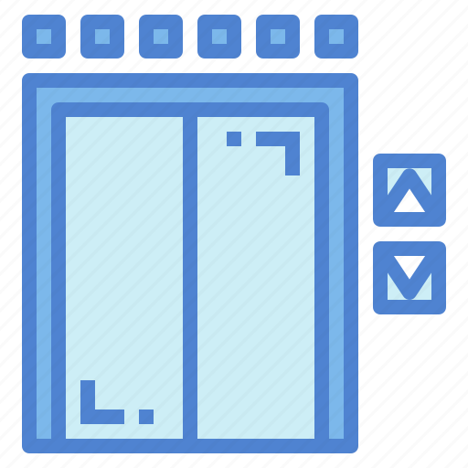 Door, elevator, estate, lift, real icon - Download on Iconfinder