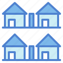estate, house, houses, real, village