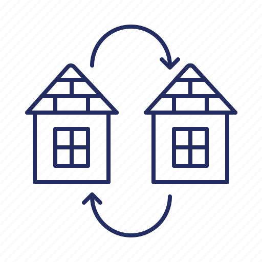 Houses, real estate, swap icon - Download on Iconfinder