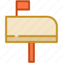 letter hole, letterbox, mail slot, mailbox, post box 