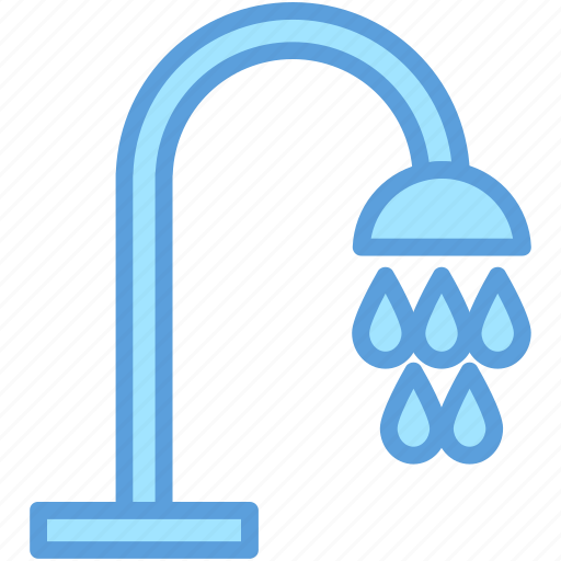 Bath, bath shower, bath sprinkler, shower, water drops icon - Download on Iconfinder