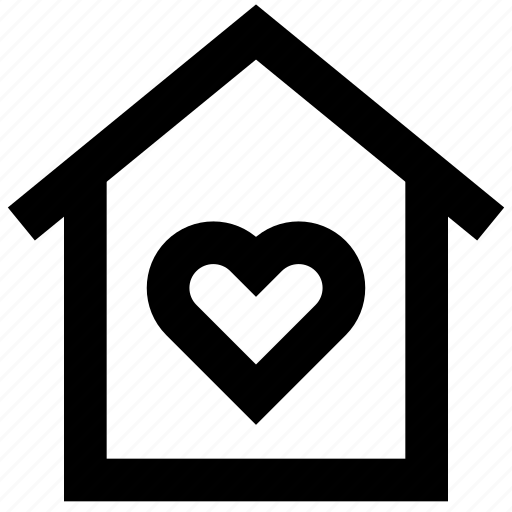 Estate, favorite, favourite, heart, home, house, real icon - Download on Iconfinder