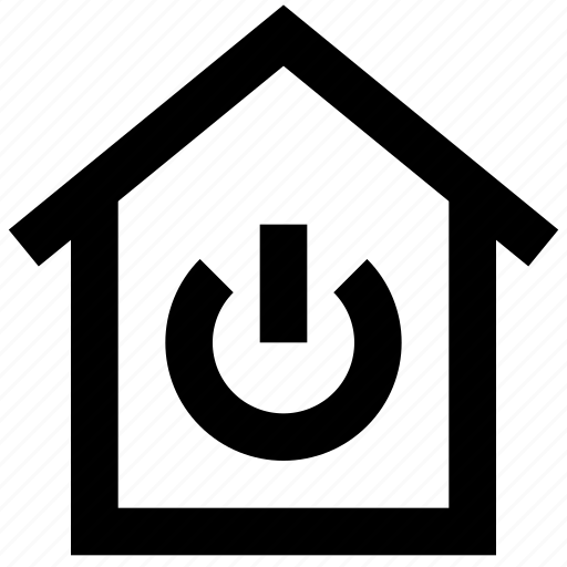 Estate, home, off, on, power, real, turn icon - Download on Iconfinder