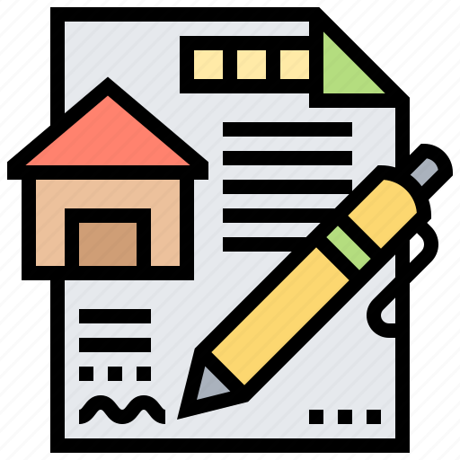 Agreement, contact, documentation, lease, pen icon - Download on Iconfinder