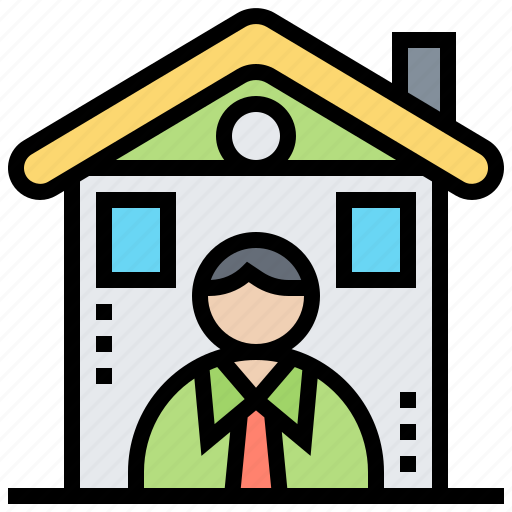 House, landlord, owner, rent, tenant icon - Download on Iconfinder