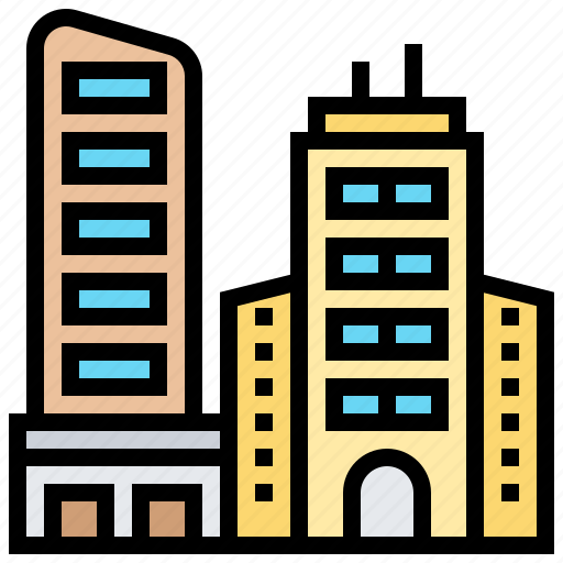 Buildings, cityscape, company, skyscraper, urban icon - Download on Iconfinder