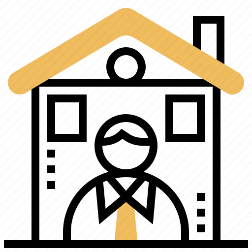 House, landlord, owner, rent, tenant icon - Download on Iconfinder