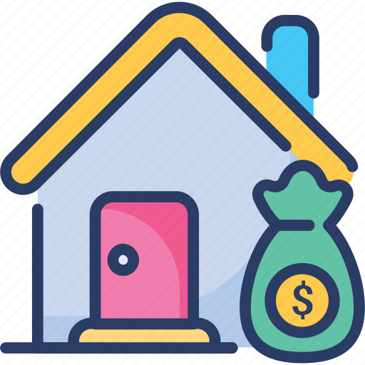 Borrow, finance, house, loan, money, mortgage, rental icon - Download on Iconfinder