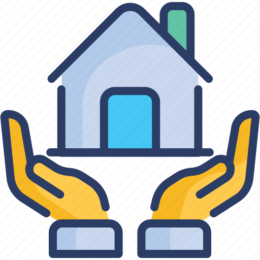 Estate, house, insurance, management, protection, real, support icon - Download on Iconfinder