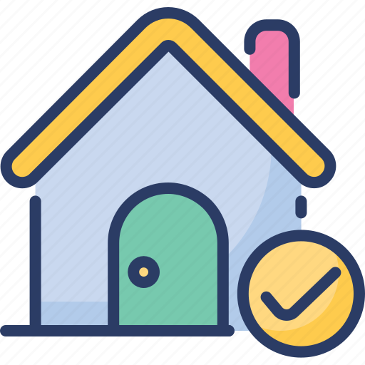 Approved, estate, home, loan, mortgage, passed, real icon - Download on Iconfinder