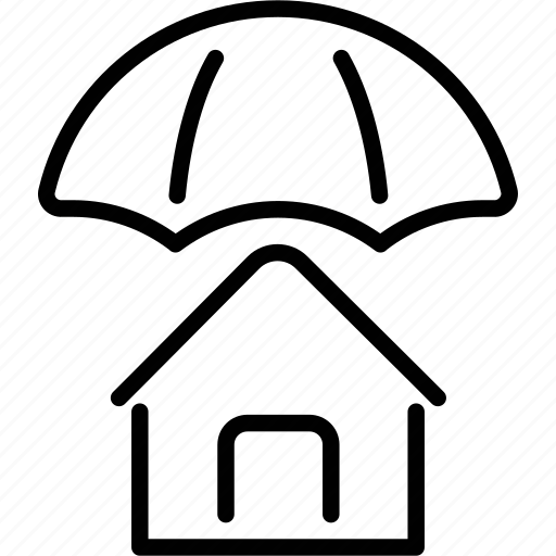 Defense, home, house, insurance, protection, security, umbrella icon - Download on Iconfinder