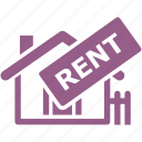home, house, real estate, rent sign, rental