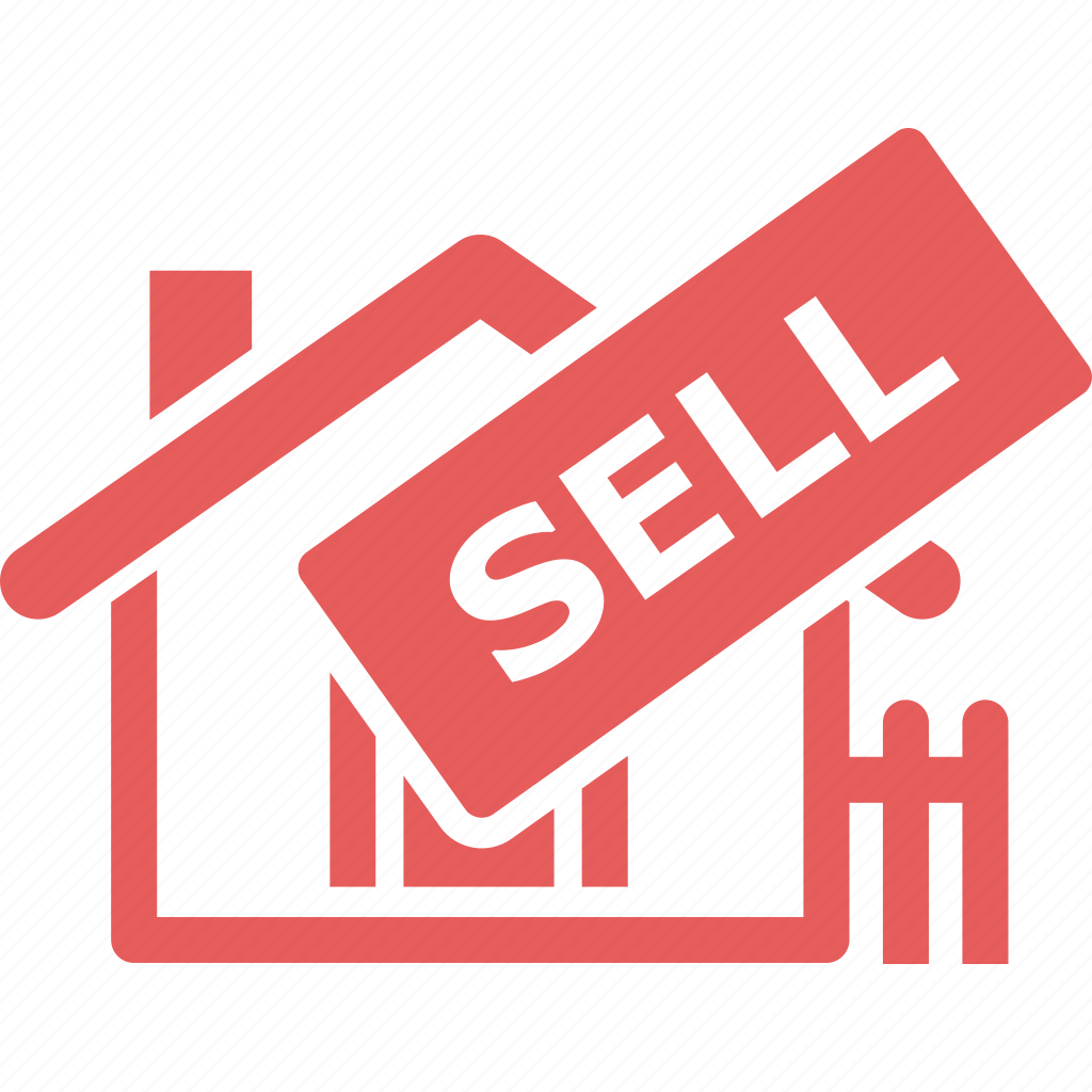 Home sell logo. Big sell