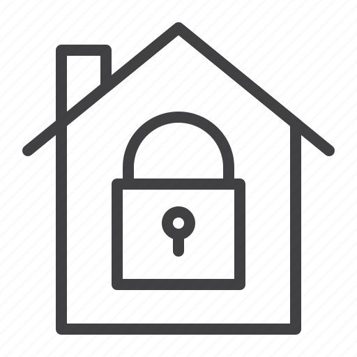 House, closed, lock, home icon - Download on Iconfinder