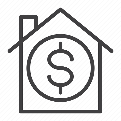 House, dollar, real, estate, property icon - Download on Iconfinder