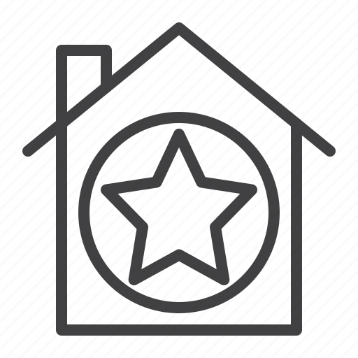 House, star, favorite, home, rating icon - Download on Iconfinder